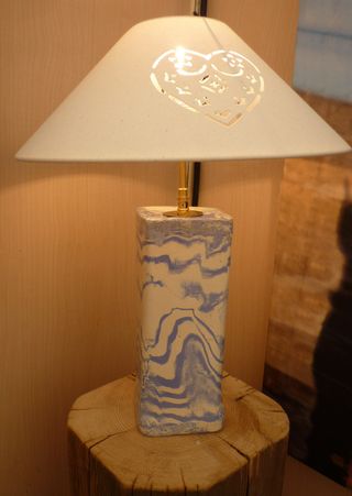 Lampe bleue