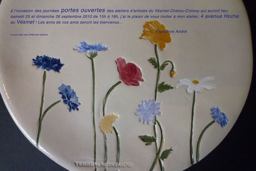 Assiette fleurs texte2